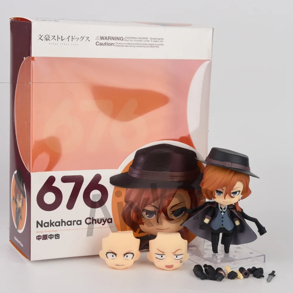 Aixlan Q varianta anime cifra dazai osamu nakahara chuuya pvc bh úkon cifra mori ogai figurka sběratelskou modelka hraček kůzle dar