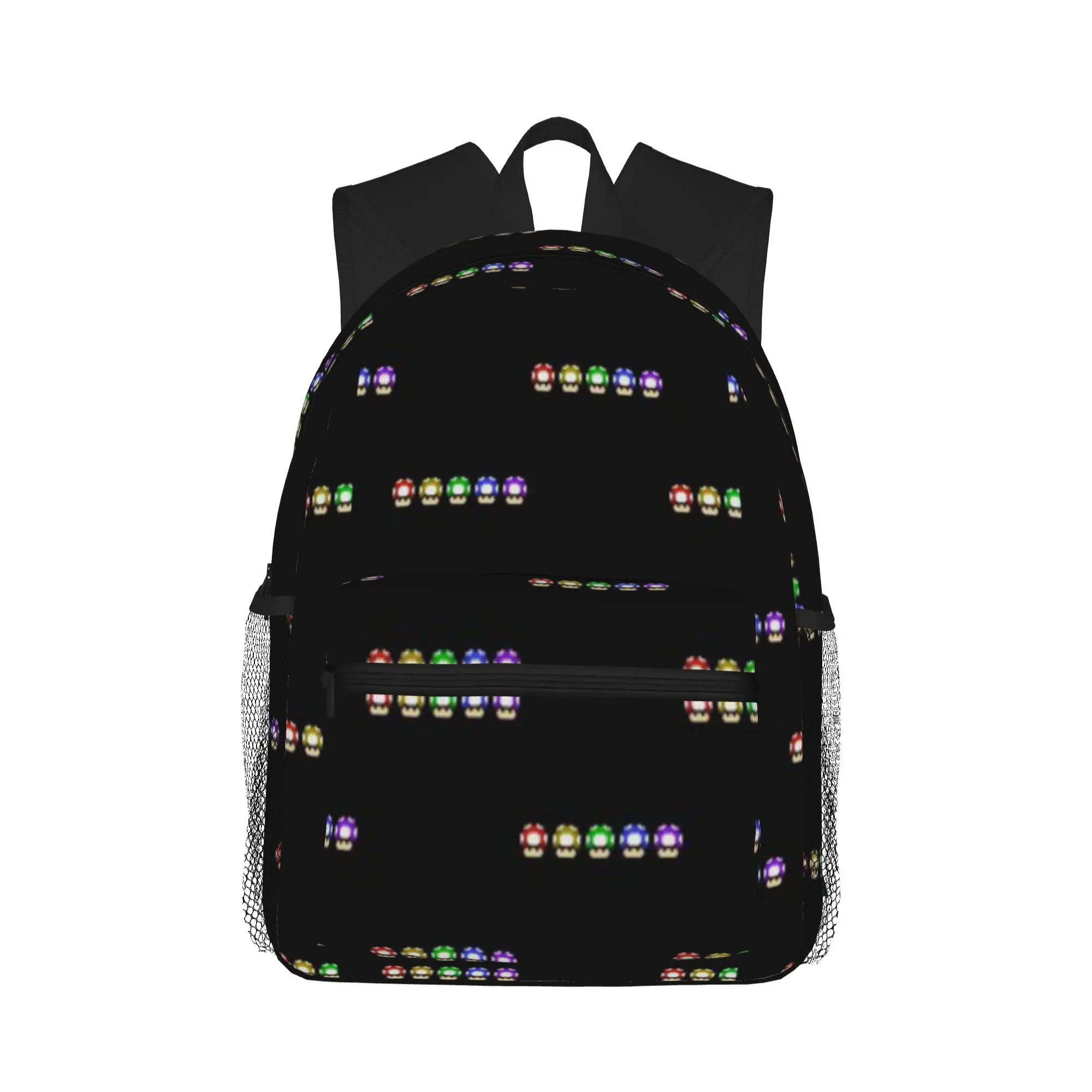 Coloured Mushrooms  Casual Backpack for Students and Adults Bags