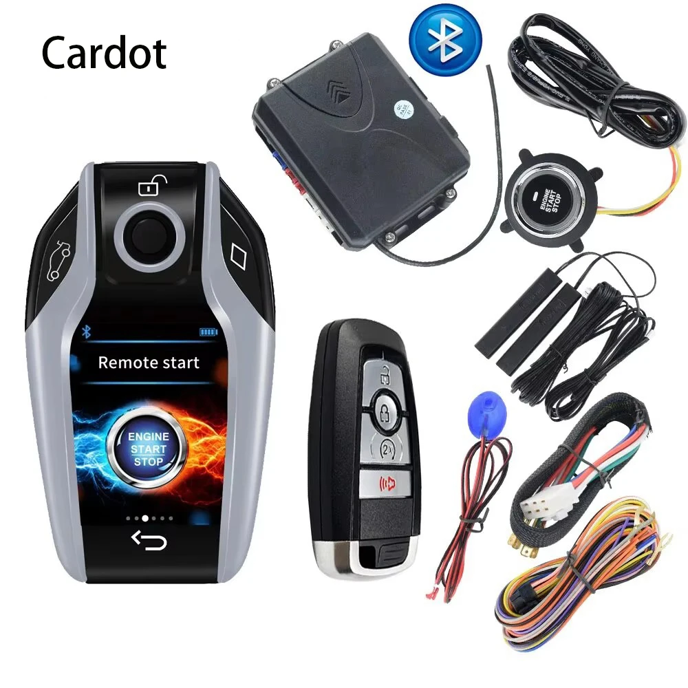 Cardot Global Universal Remote Key Remote Start Car Alarm Smart Phone App Control