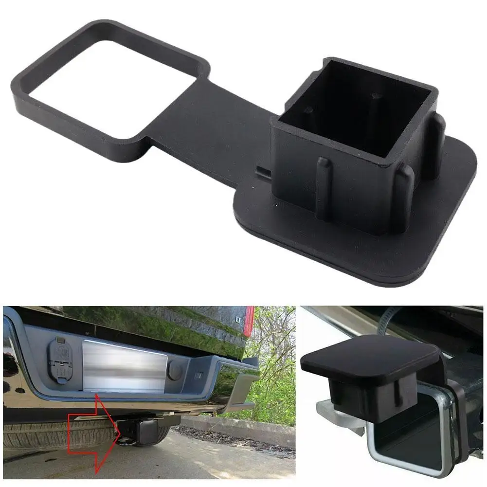Trailer Hook Dust-Proof Plug, Fit for 2-inch Hitch Cover, Trailer Hitch Cover Tube Plug Insert Receiver Car Exterior Accessories