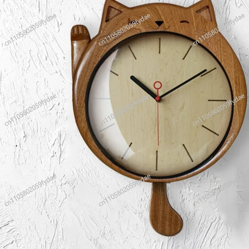 Living Room Wall Clock Wall Clock New Silent New Chinese Cartoon Decoration Universal