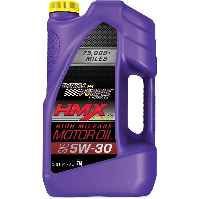 Royal Purple 11748 HMX SAE 5W-30 High-Mileage Synthetic Motor Oil - 5 Quart