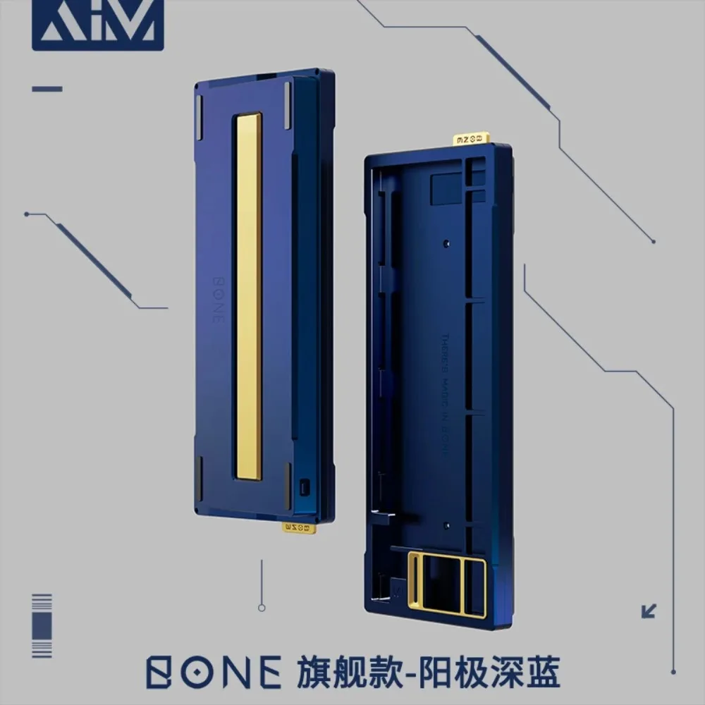 

Aim Bone80 Aluminium Alloy Keyboard Case Custom Gaming Accessories for Wooting 80He Magnetic Switch Pcb Mechanical Keyboard Case