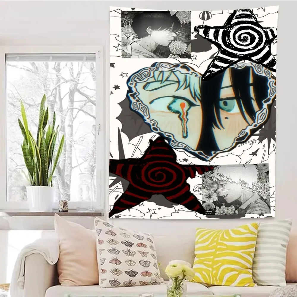 The S-Summer H-Hikaru Died Anime Tapestry Cool Room Stuff Vertical Tapestry Room Decoration Items Gift for Friends