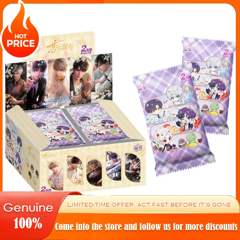 

Love and Deep Space Card Handsome Full Thick Card Deluxe Edition Novel Peripherals Trading Game Anime Collection Card Toys Gifts