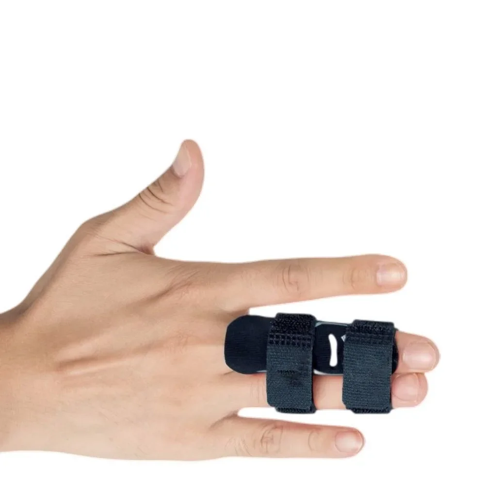 Adjustable Finger Splint Support Brace Sleeve Breathable Basketball Volleyball Finger Joint Protector Sports Finger Guard