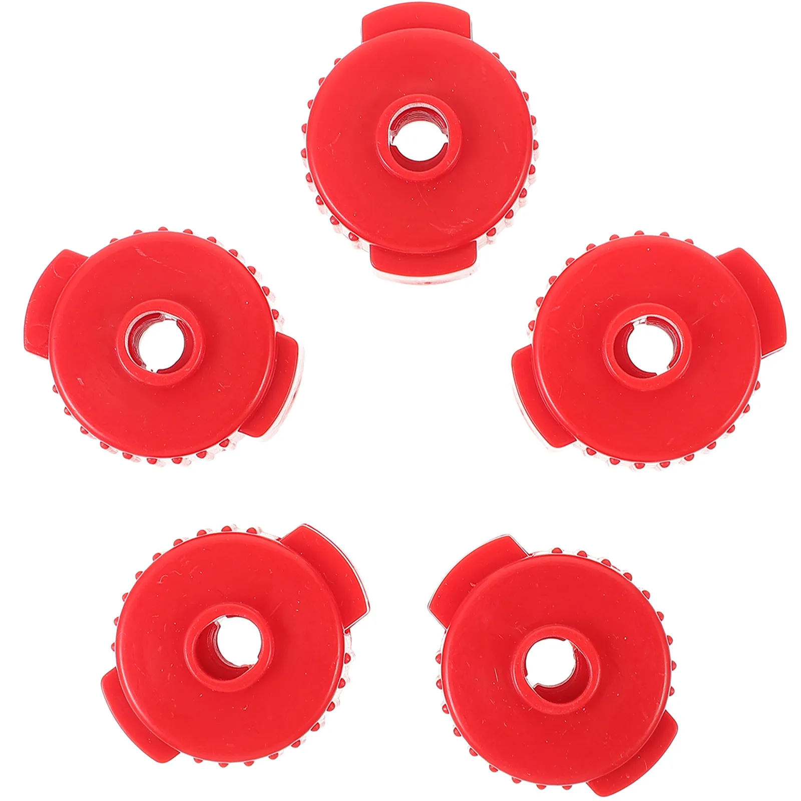 5Pcs Cymbal Quick Release Caps Premium Plastic Drum Cymbal Nuts Easy Install Removal Silent Rattle-Free Drumming Accessories