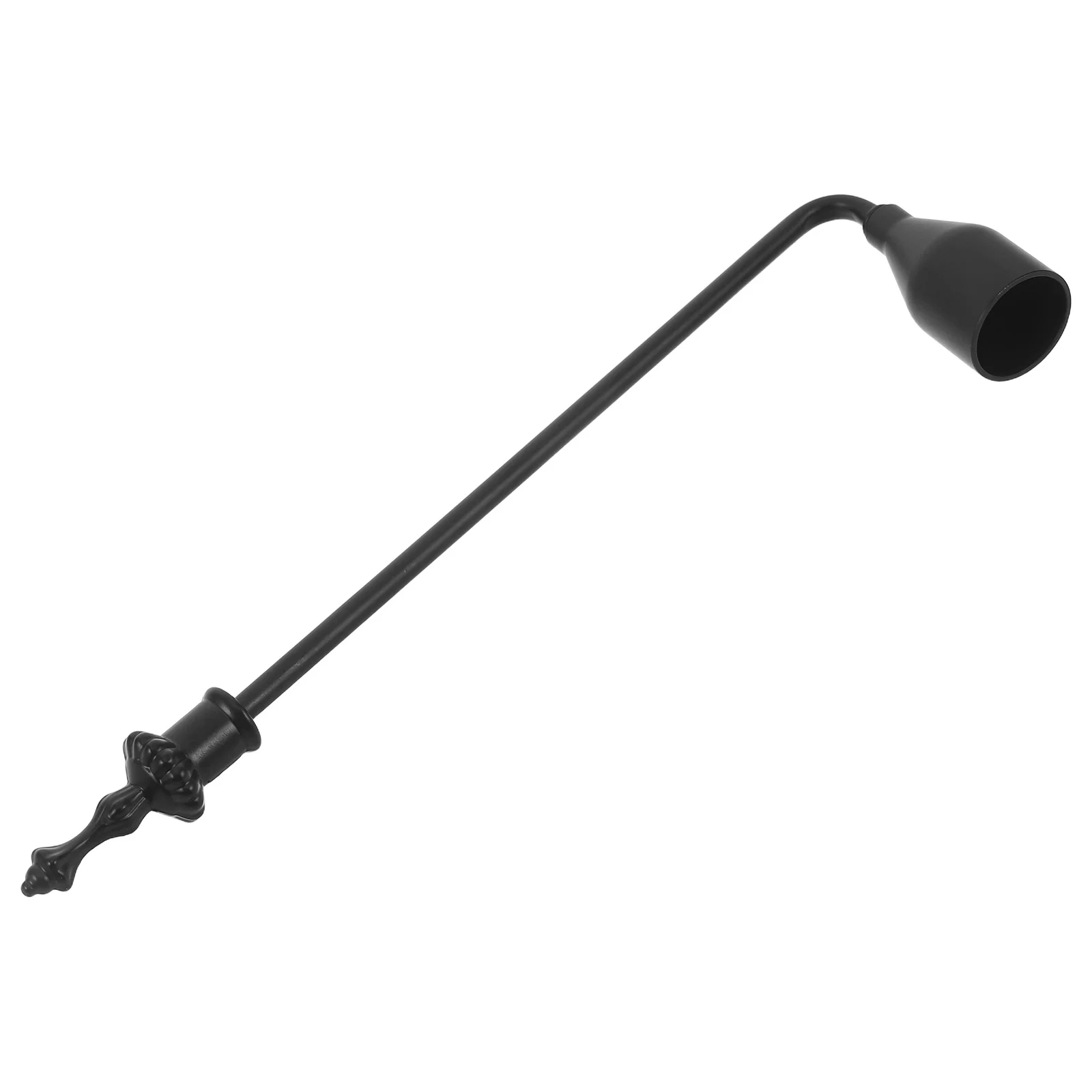 

Vintage Metal Snuffer 8.84 Inch Long Handle Wick Extinguisher Flame Tool for Elegant Home Decor Black
