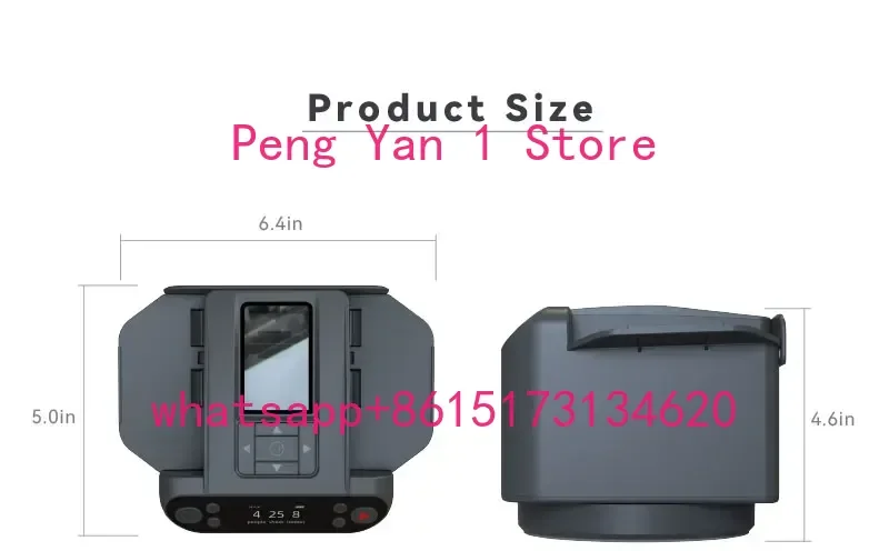Remote control shampoo all-in-one voice model MAX-6 black