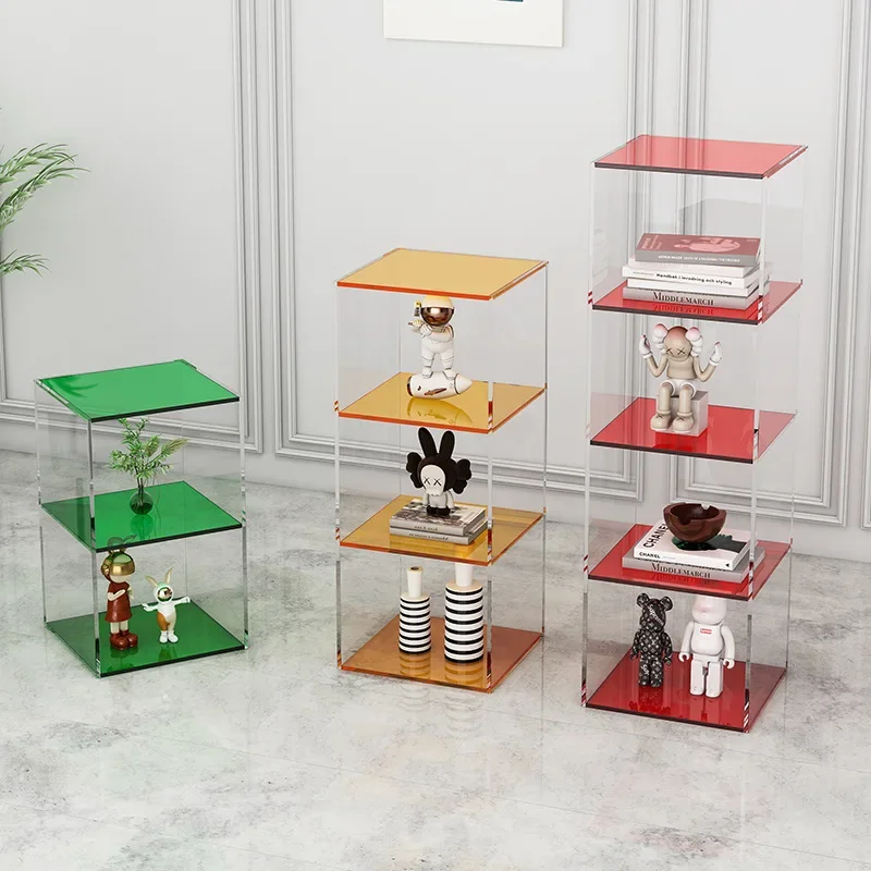 Shoe and bag store acrylic transparent shoes and bags jewelry display cabinet boutique figure display shelf multi-layer shelf