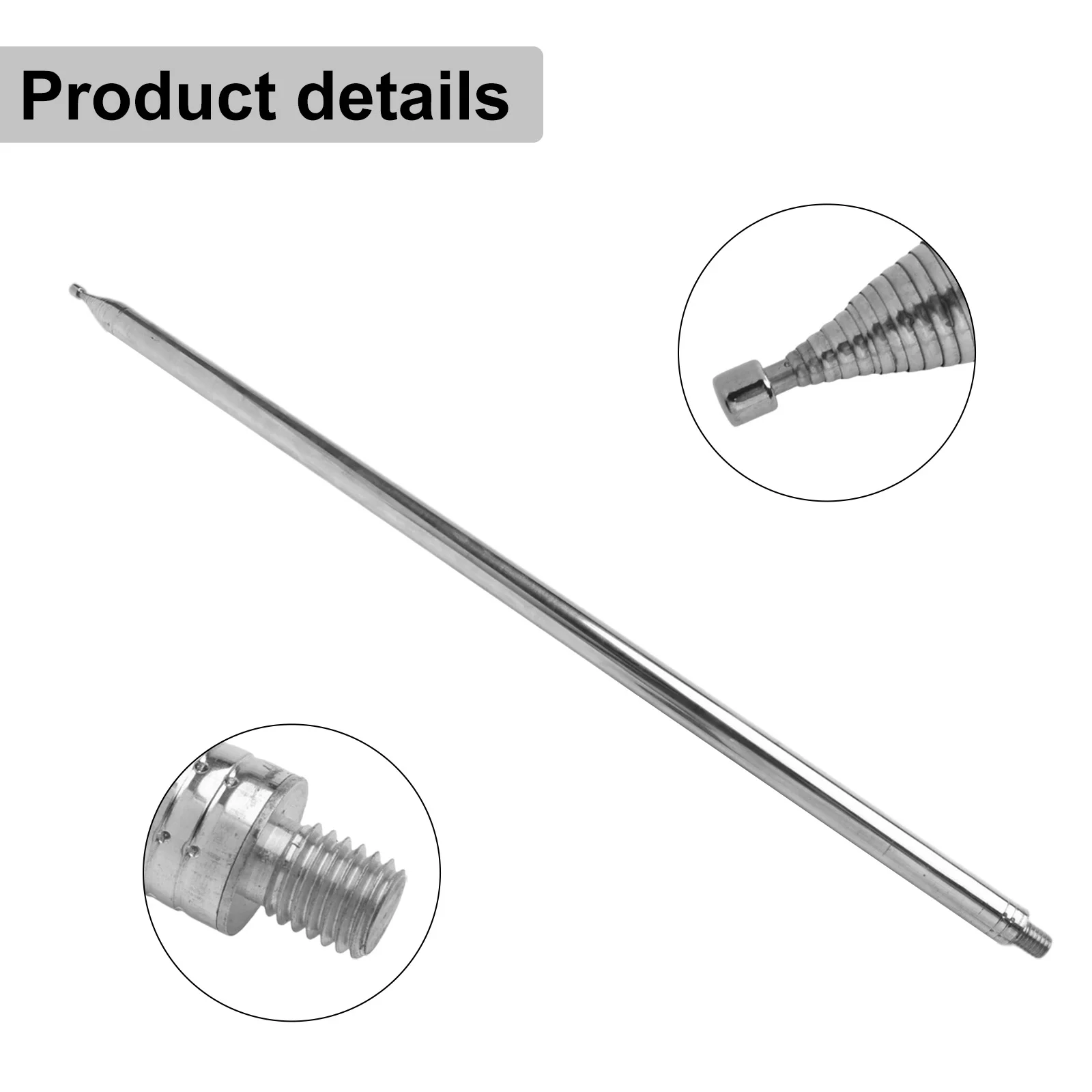 Shortwave Antenna Telescopic Antenna 5 6m 18 4ft M10 Thread 14 Sections For Ham Radio Users For DIY GP Antenna