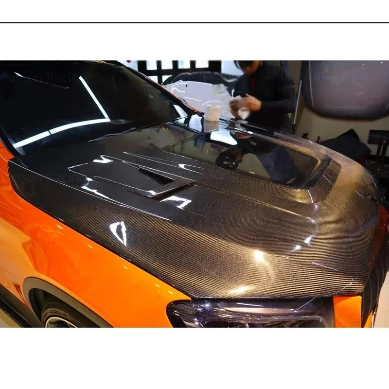 Factory Hot Sale High Quality Glass Style Carbon Fiber Hood GLC X C