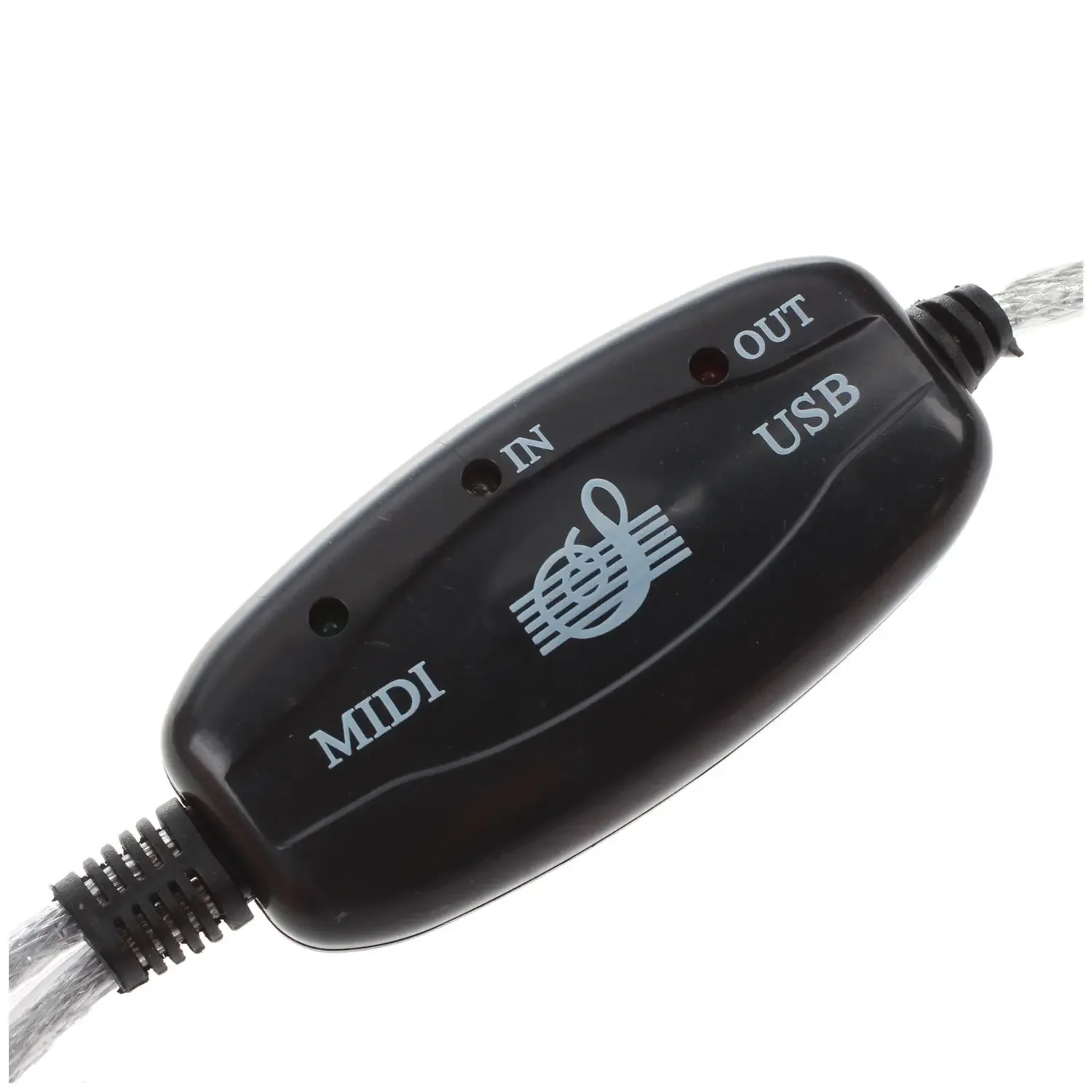 USB IN-OUT MIDI Cable Converter PC to Music Keyboard Adapter Cord
