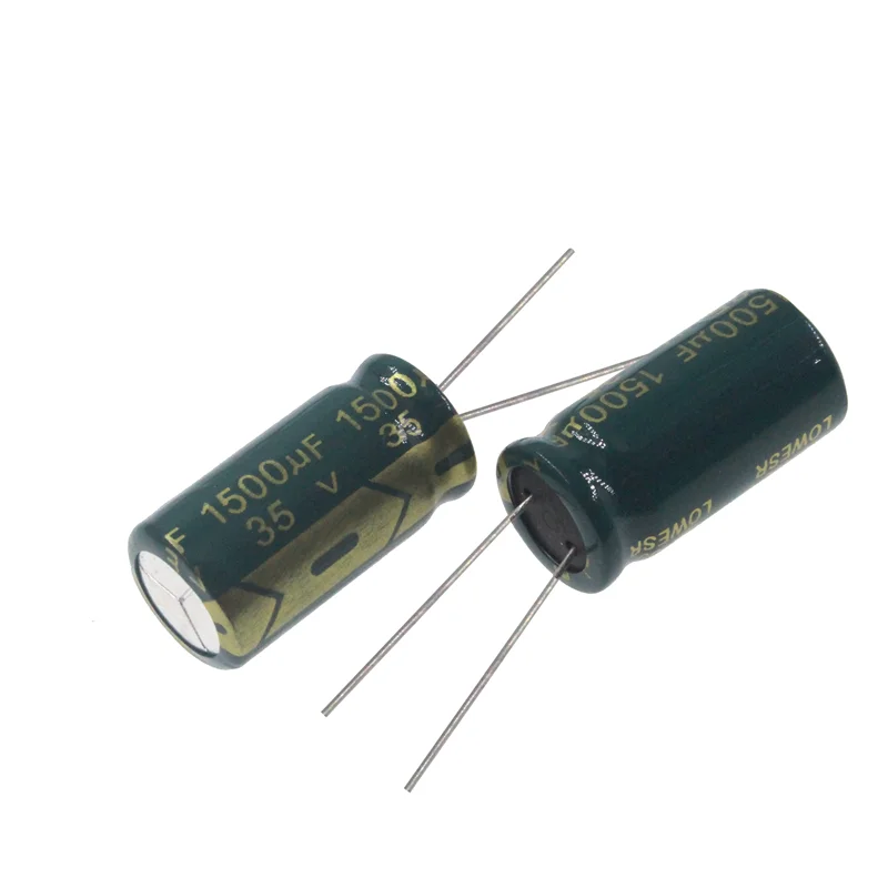 10Pcs 1500UF 35V 1500MFD 35โวลต์13*20Mm อลูมิเนียม Electrolytic Capacitor Radial 1500mf35v 1500uf35v 35v1500mf 35v1500uf