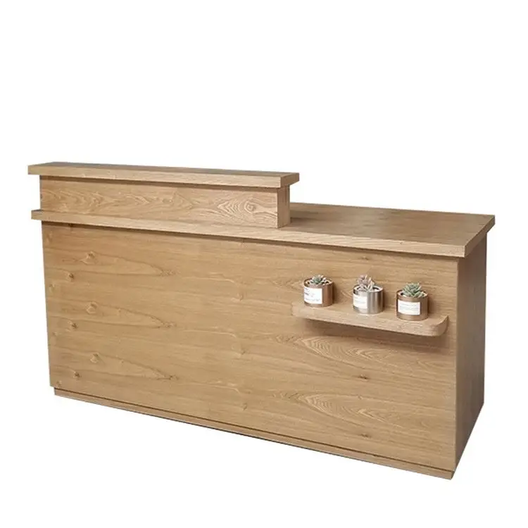 

us-Best Selling Small Reception Desk,salon Counter Front Desk Furniture for Apparel Shop！