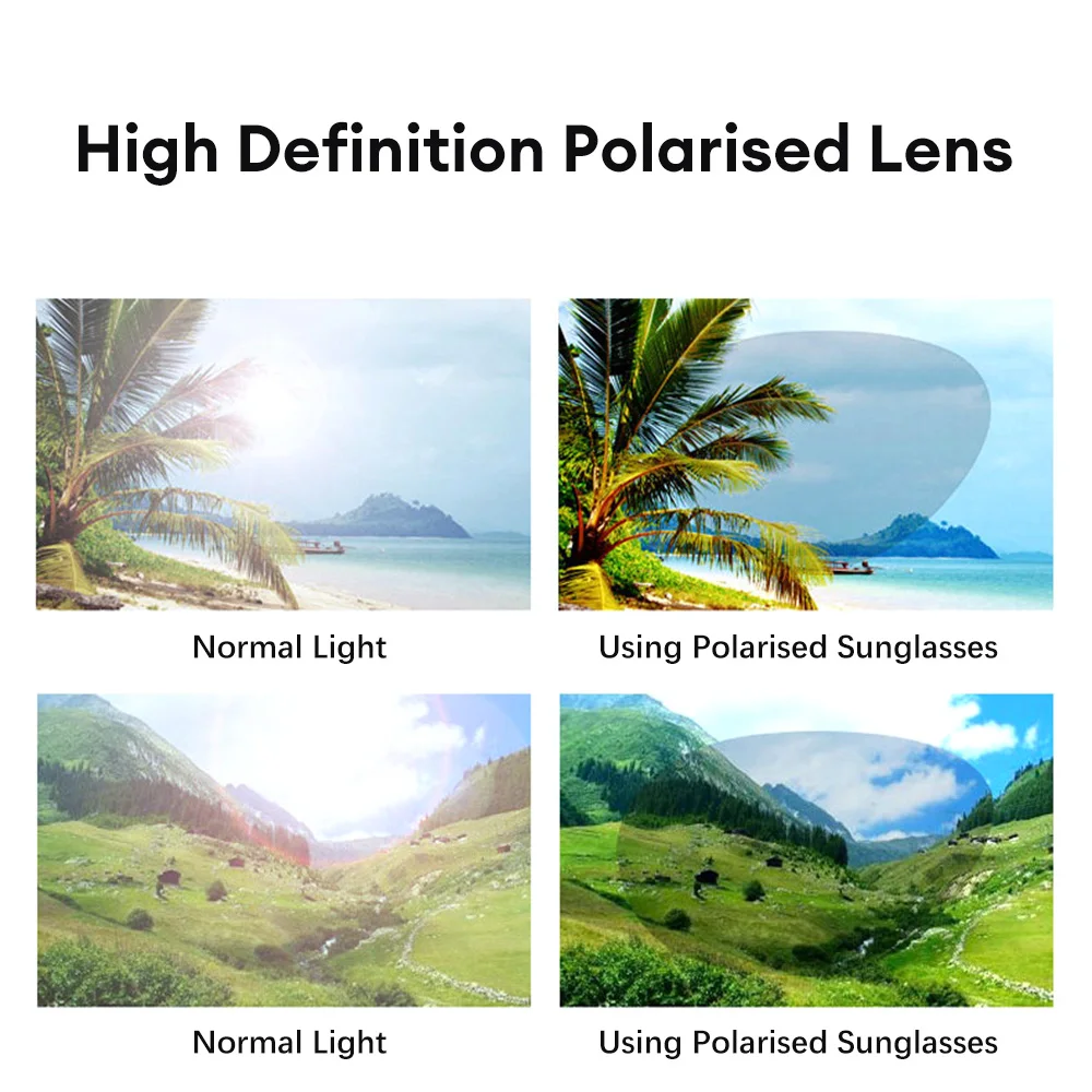 Polarized Flip Up Clip on Sunglasses UV Protection Fishing Glasses Men Women Driving Cycling Glasses Photochromic Sunglasses - Image 3