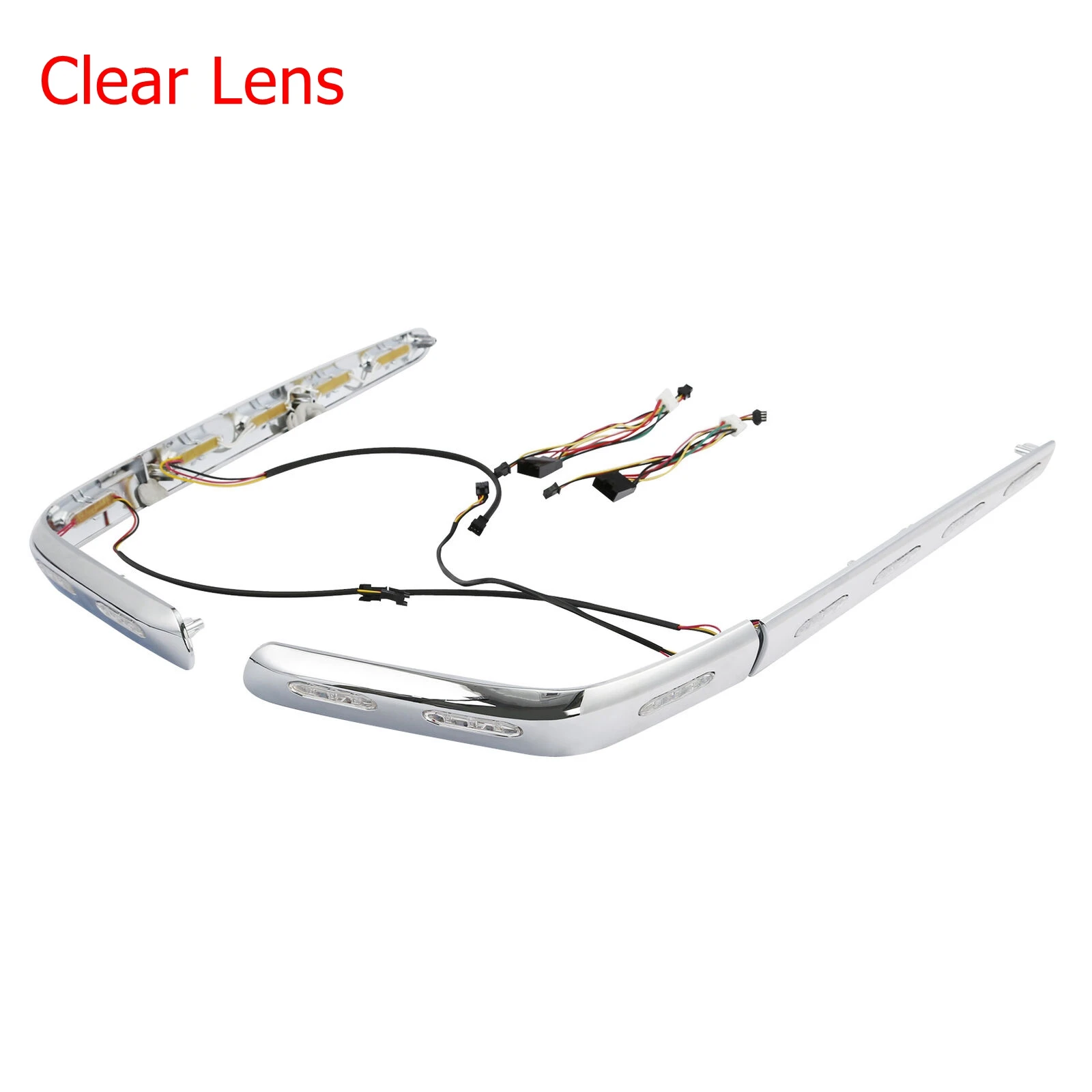 Motorrad Satteltasche Hinten Stamm Borte LED Lichter Für Honda Goldwing GL1800 2001-2011
