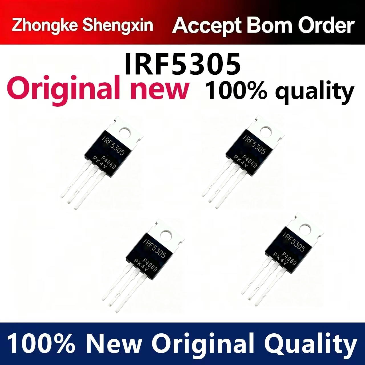 （5pcs）IRF5305 warehouse imported stock TO-220 MOSFET 55V-31A