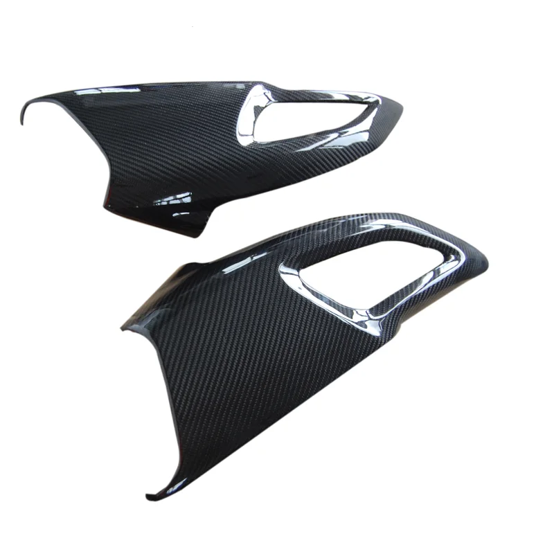 Acessórios da motocicleta capas de entrada de ar de fibra de carbono para ducati diavel 2010-2015