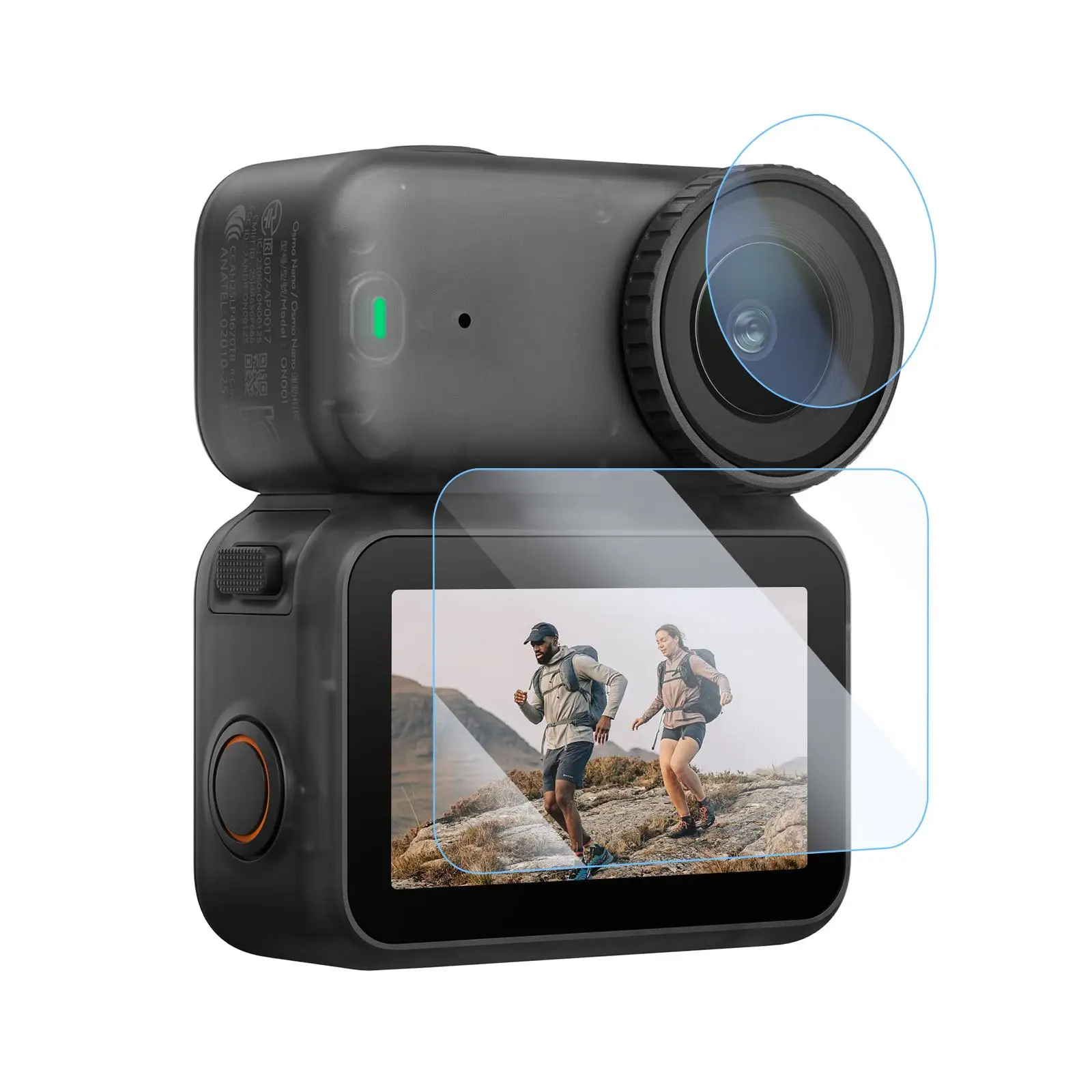 PULUZ for DJI Osmo Nano Tempered Glass Screen Film with Lens Hydrogel Film Screen Protector
