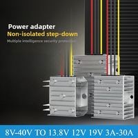 8V-40V to 12V 13.8V 19V 3A 6A 10A 15A 20A 25A 30A DC DC Voltage Stabilizer Power Converter Regulator Boost Buck LED Solar Car