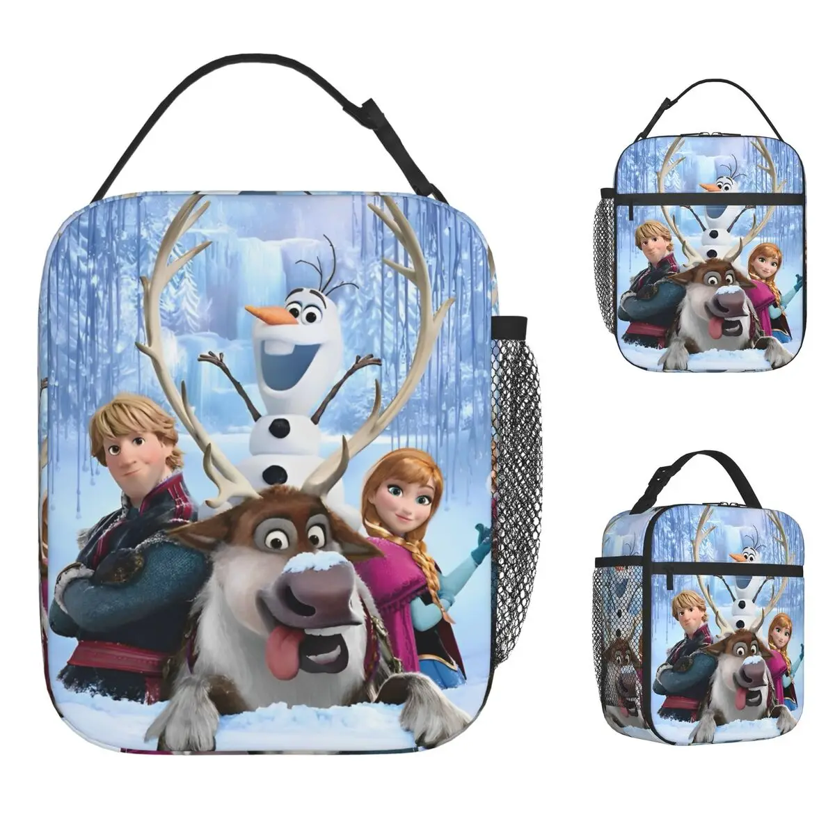 

Frozen Cartoon Insulated Lunch Bag Cooler Bag Lunch Container Leakproof Tote Lunch Box for Men Women School Travel