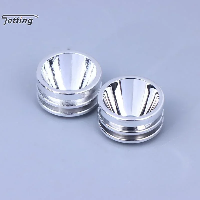 S5 20mm Riflettore liscio Torcia LED Riflettente Tazza Riflettore Arco Liscio Buccia d'arancia Foro LED 7mm