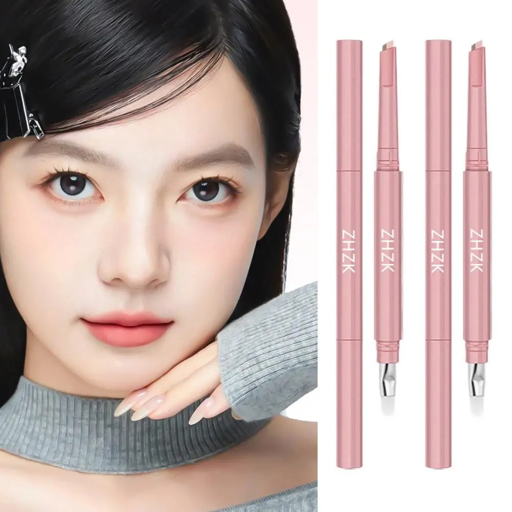 Zwei-in-eins doppelseitige Auge Tasche Bleistift Natürliche Verbergen Seidenraupe Aufhellung Wasserdicht Stift Augenlid wischfest Lange- T5N6