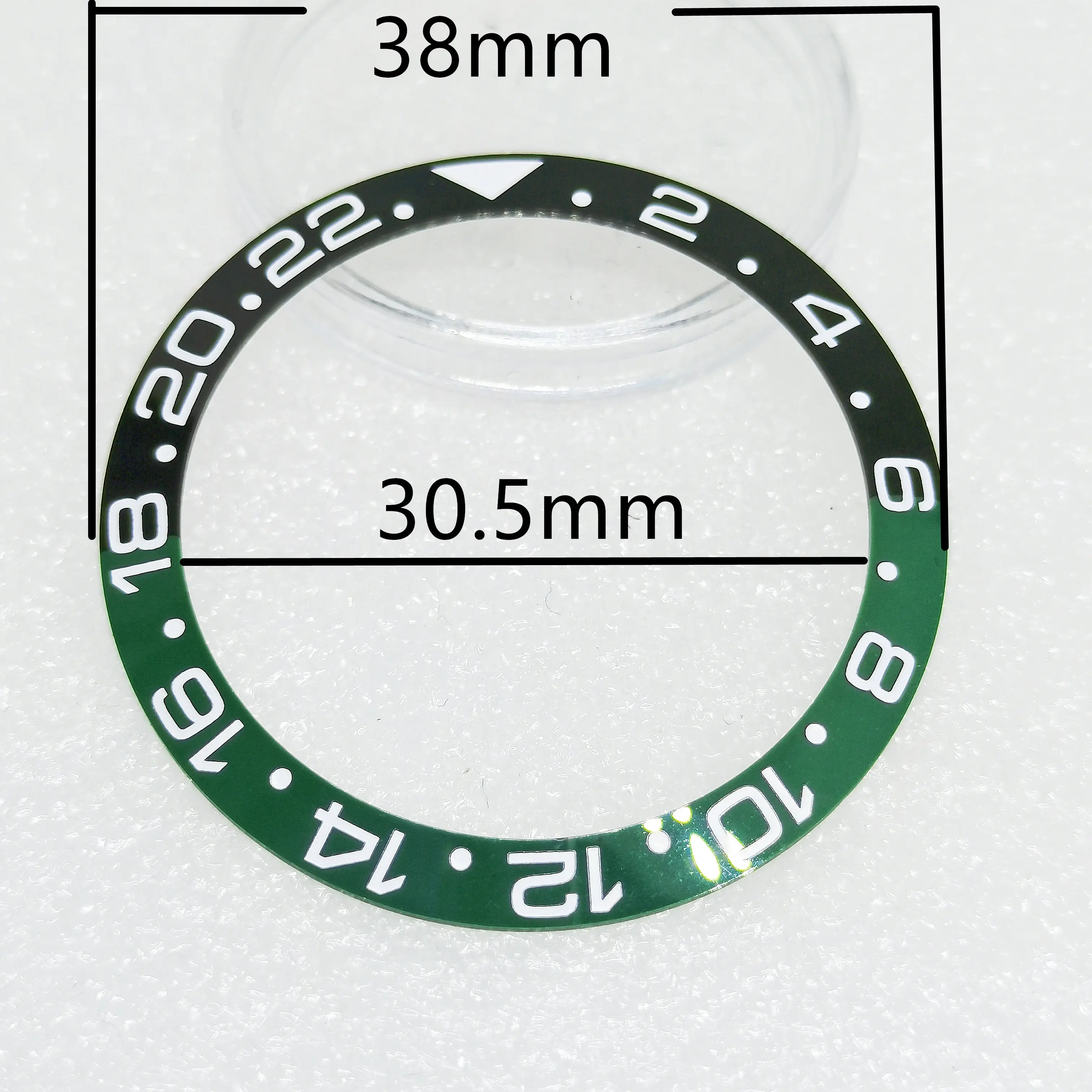 Watch Parts GMT Ceramic Bezel Outer Diameter 38MM Inner Diameter 30.5MM