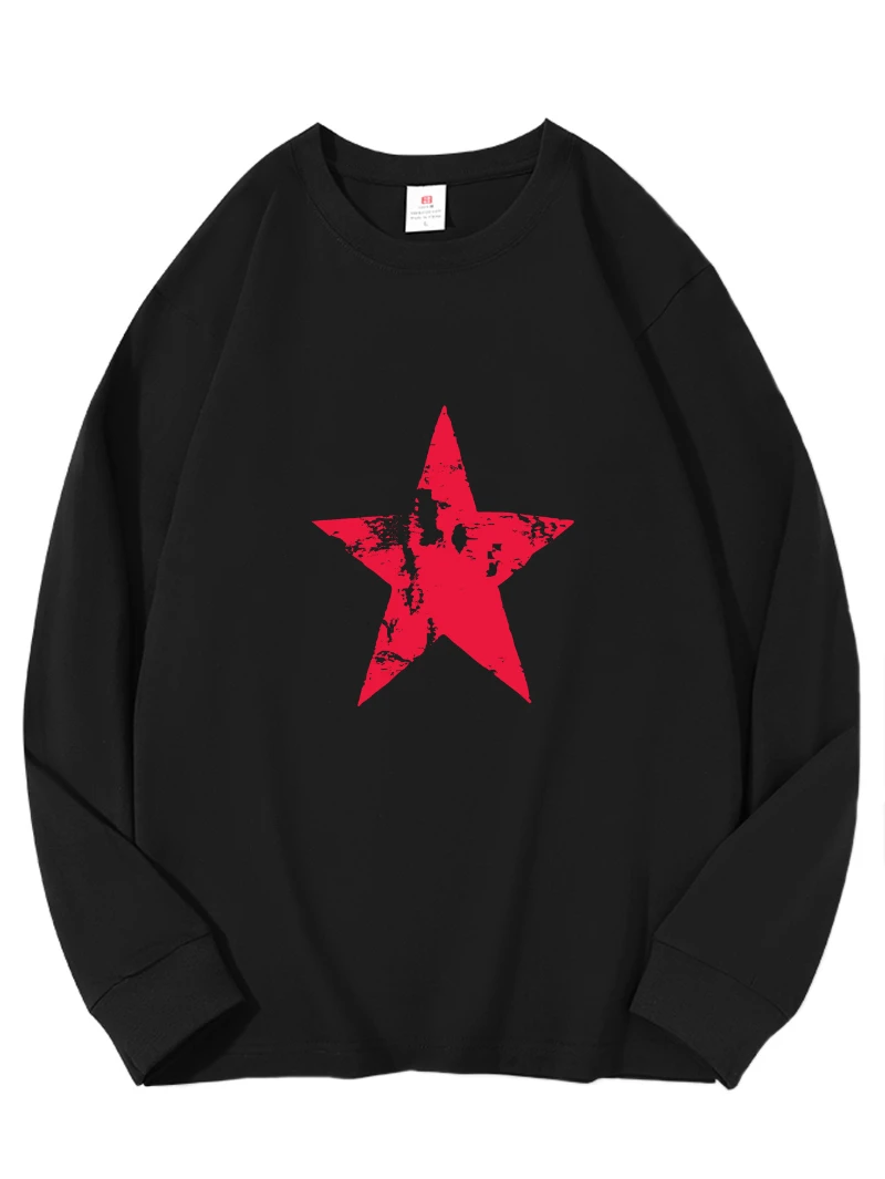 

Mens Pattern Long Sleeve T Shirt Casual Crew Neck 2025 Autumn and Winter Round-neck Hoodie Is for Both Men and Women Top