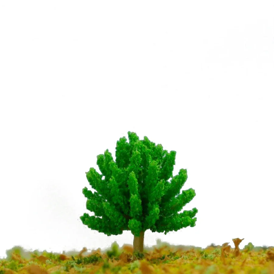 500pcs/lot Architecture Miniature Plastic 1:1000scale Model Tree For Ho Train Layout And Hobby Model Maker