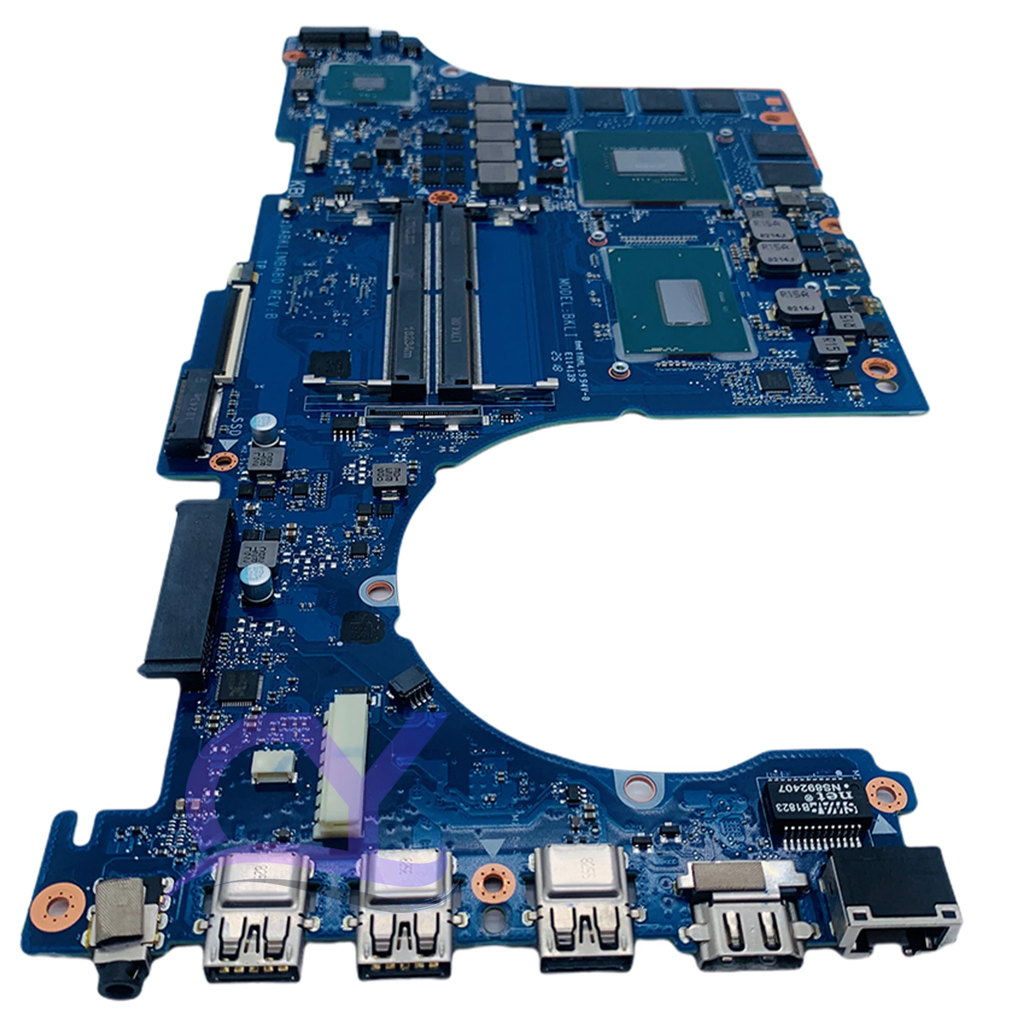 Imagem -04 - Placa-mãe para Asus Fx504ge Fx504g Fx80g Zx80g Fx504gm Fx504gd Dabklgmb8d0 I58300h I79750h Gtx1050 1050ti Gtx1060