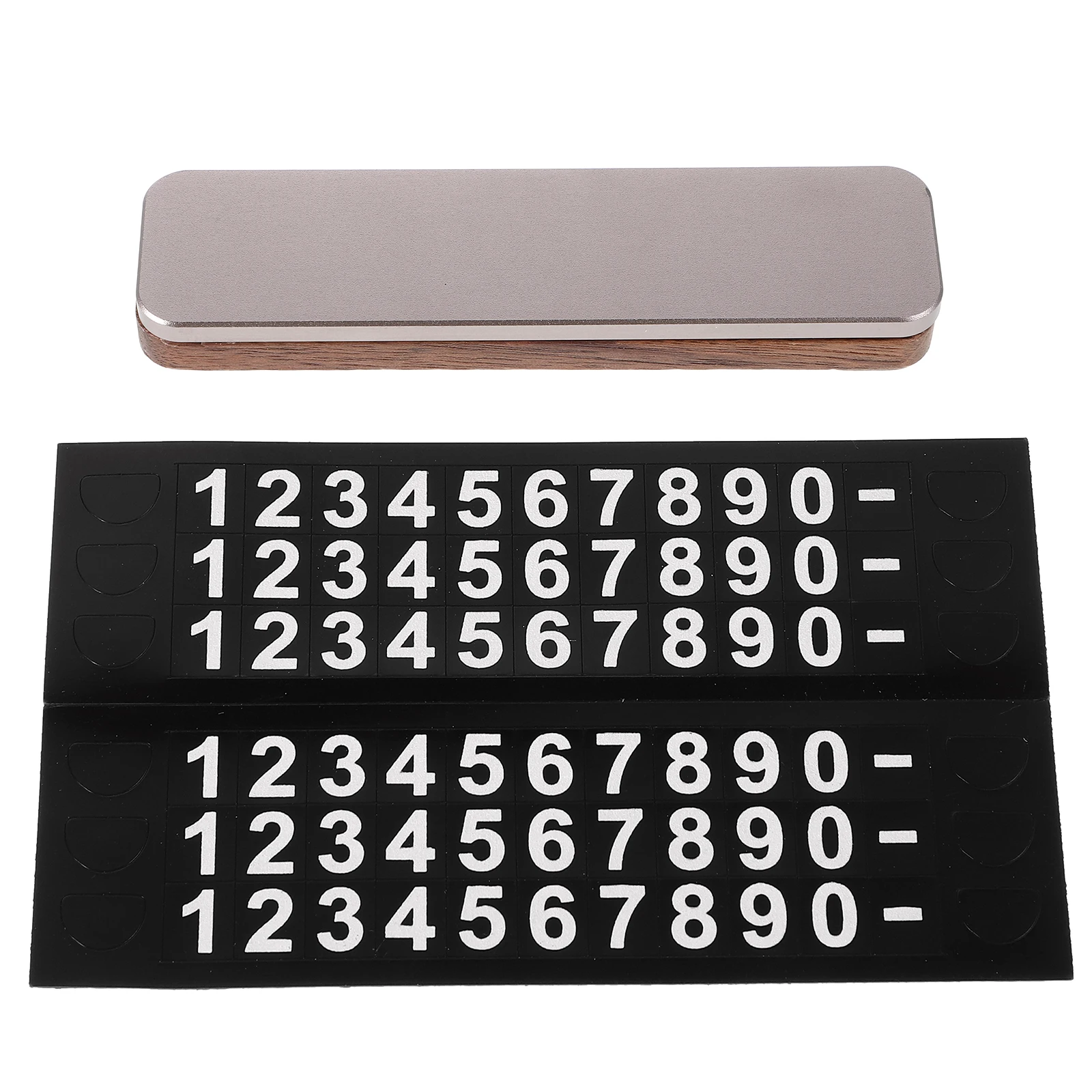 

Moving Phone Number Sign Move The Mobile Plate Wood Parking Card Dashboard Decorations