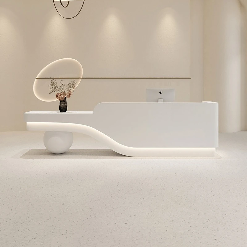 Advanced Luxury Reception Desks Yoga Studio Dance Reception Desks Training Office Furniture Mostrador De Recepción ZY40JDT