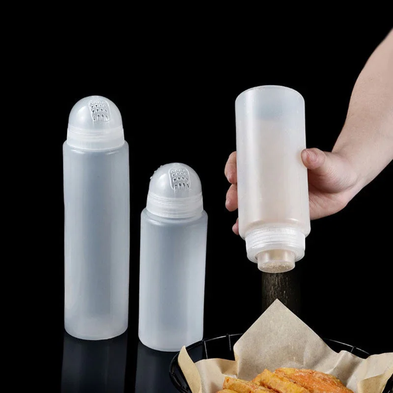 

Seasonings Sprinkle Bottle Multi Purpose Plastic Barbecue Powder Bottle Sugar Salt Pressing Bottle Kitchen Seasoning Storage Jar