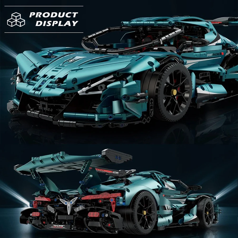 1:8 ABOL-IE Supercar Model Building Block Technical Desktop Decoration Assembly High tech Bricks Set 3468PCS Kids Toy For Gifts