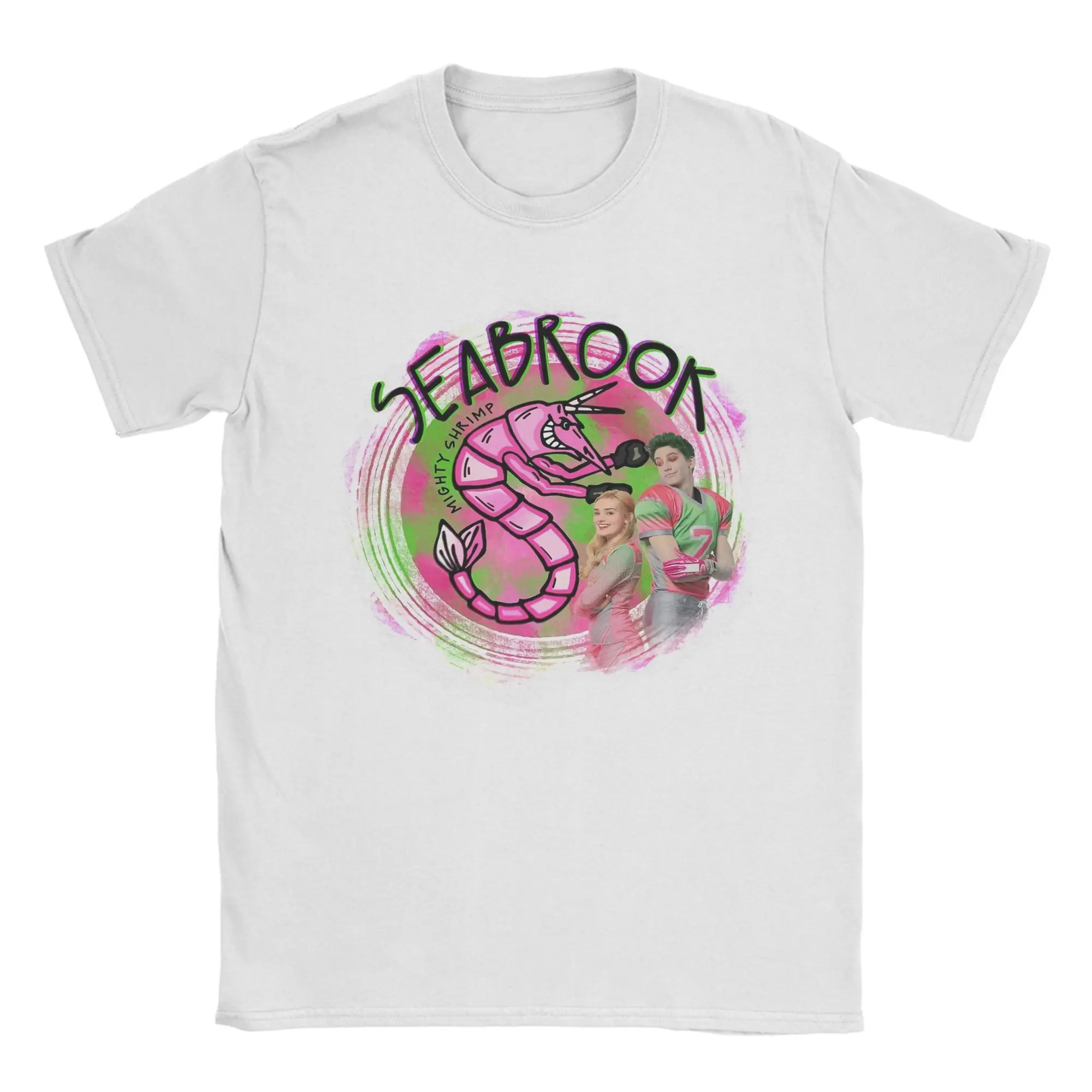 

Футболка Seabrook Zed Zombies Addison Zed, мужские хлопковые топы, рубашки с принтом, круглый вырез, короткий рукав