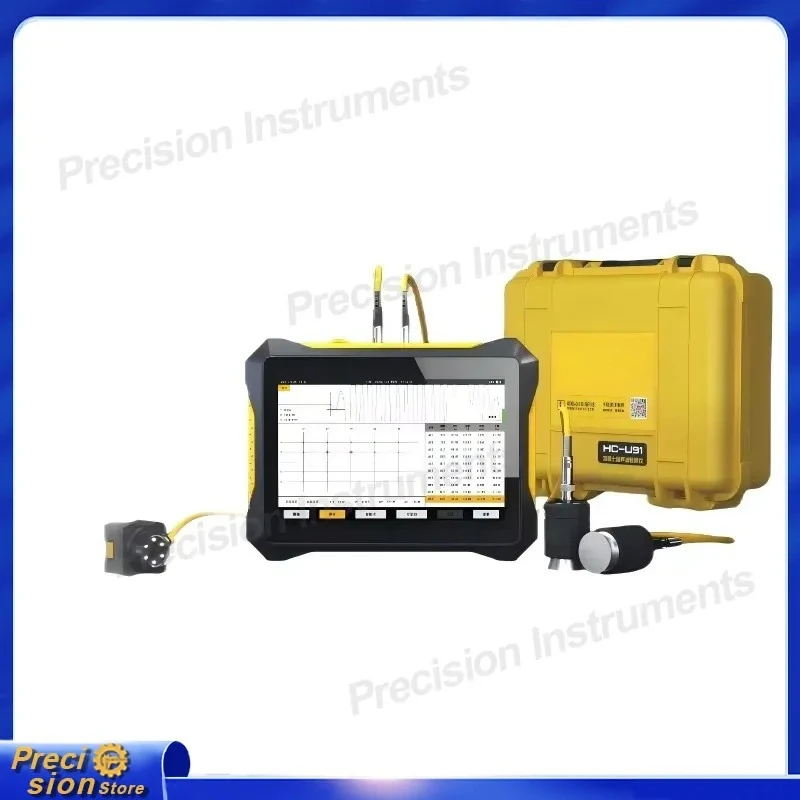 For Ultrasonic Concrete Crack Width Depth Detector Internal Defect Flaw Tester Gauge Measurement Tool Auto Car Repair