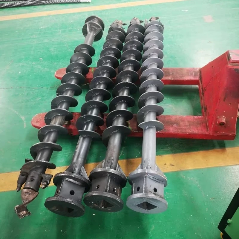 Loader Hydraulic Post Hole Digger Auger with Auger Bit for Excavator and Ground Drill Earth Auger