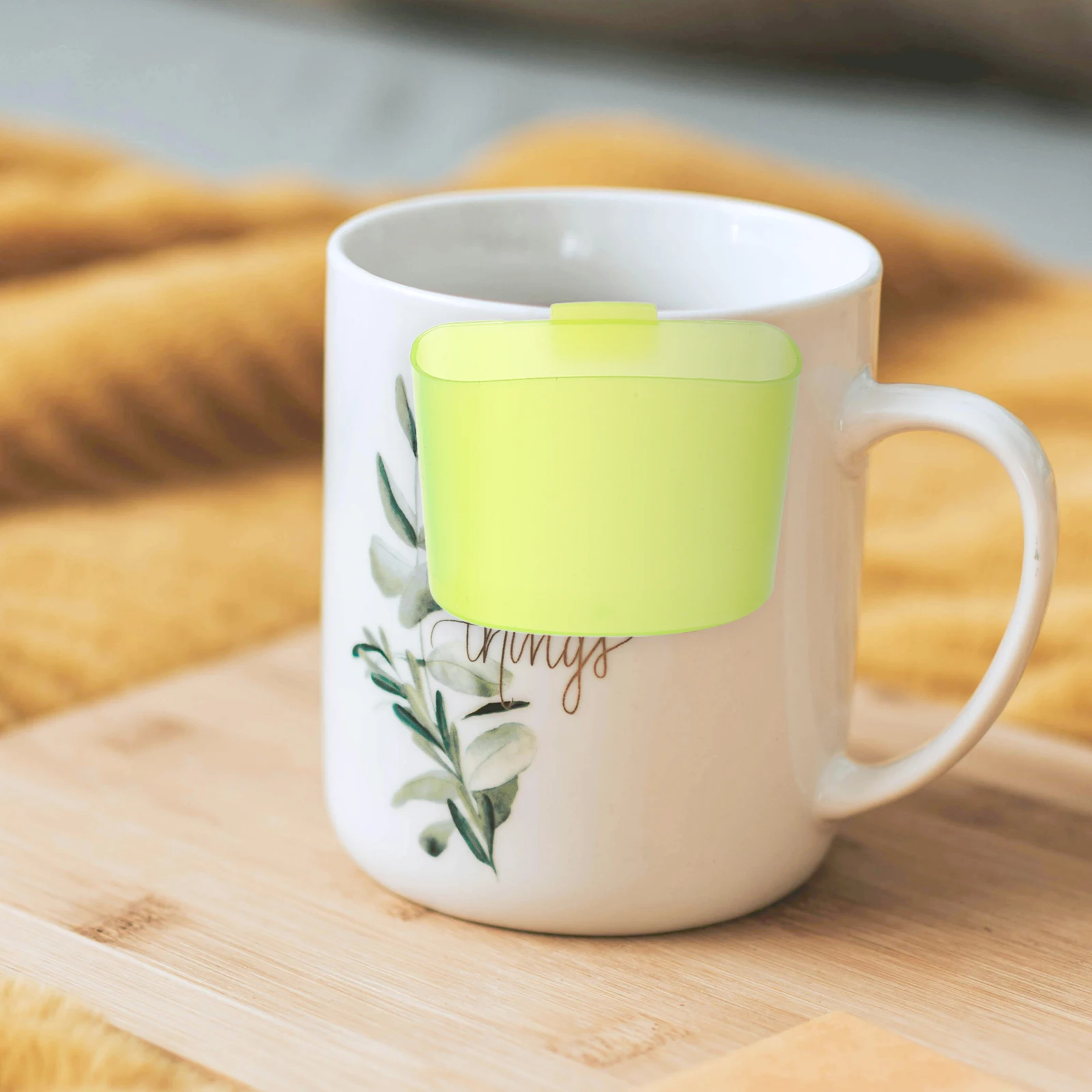 

4pcs Teabag Holder For Tea Cup Space-Saving Hook On Biscuit Holder Mug Side Organizer Drinking Cup Cookie Clip