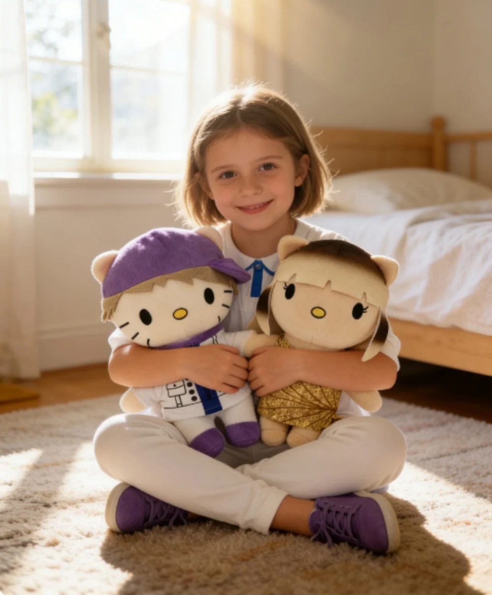 

Плюшевая кукла Hello Kitty в образе Бейонсе, мягкие игрушки, подарки на день рождения и Рождество для детей, мальчиков и девочек