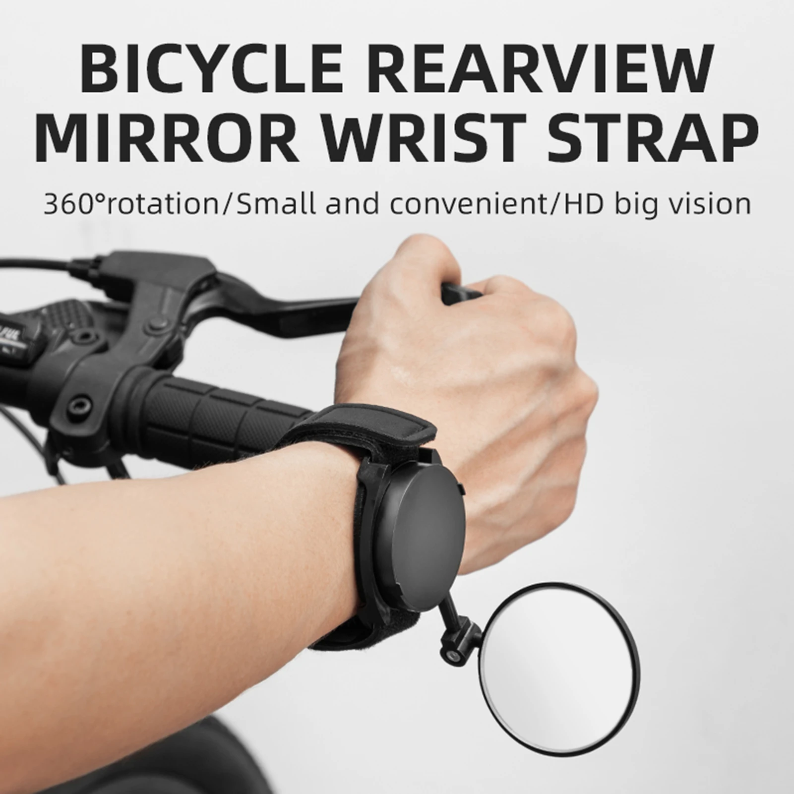Bicycle Wrist Band Rearview Mirror Bike Rear View Mirror 360 Degrees Adjustable Safety Riding Reflex Rear Mirror For Bike Part
