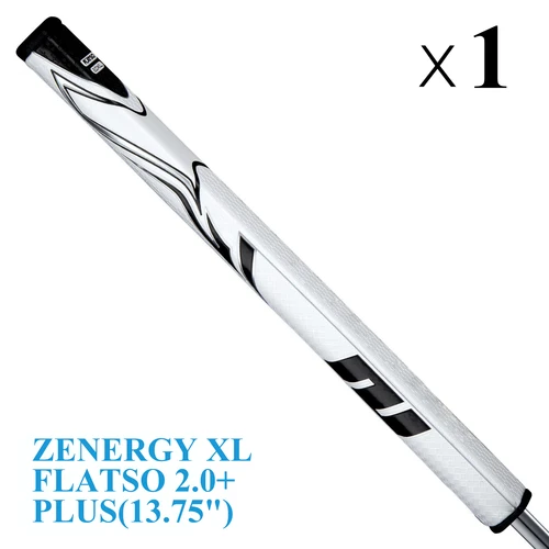 Zenergy XL Flatso 2.0 퍼터 퍼터 그립, 향상된 스파인 기술, 새로운 멀티 존 텍스처링 기술 포트, 13.75 인치 