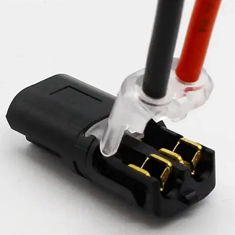 Dubbeldraads Plug-In Connector Met Vergrendelingsgesp (30 Pack)