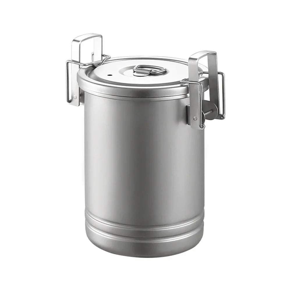 

Camping Hiking Rice Cooker Outdoor Portable Picnic Cookware Stainless Steel Pot Multifunctional Travel Cooking Accessory