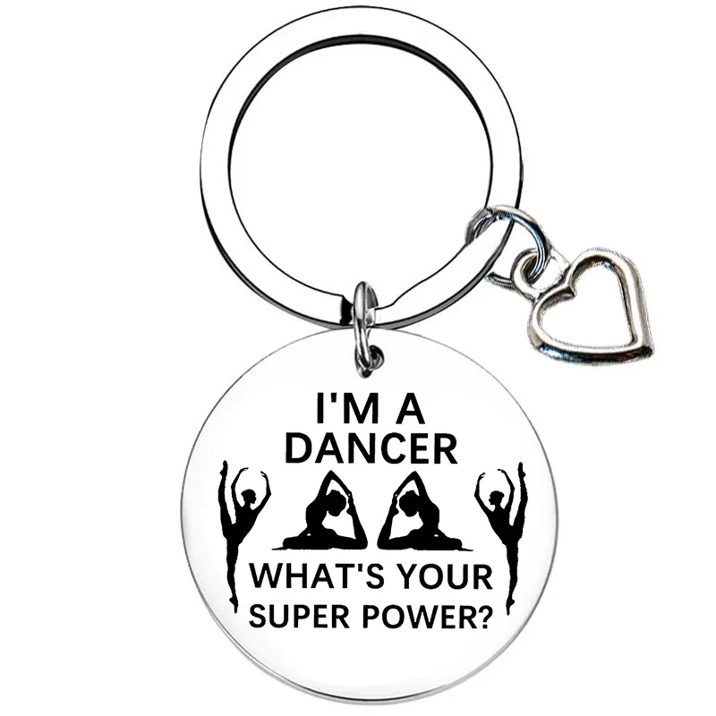 Dance Instructor Keychain Dance Lover Gifts Birthday Gift Key Rings