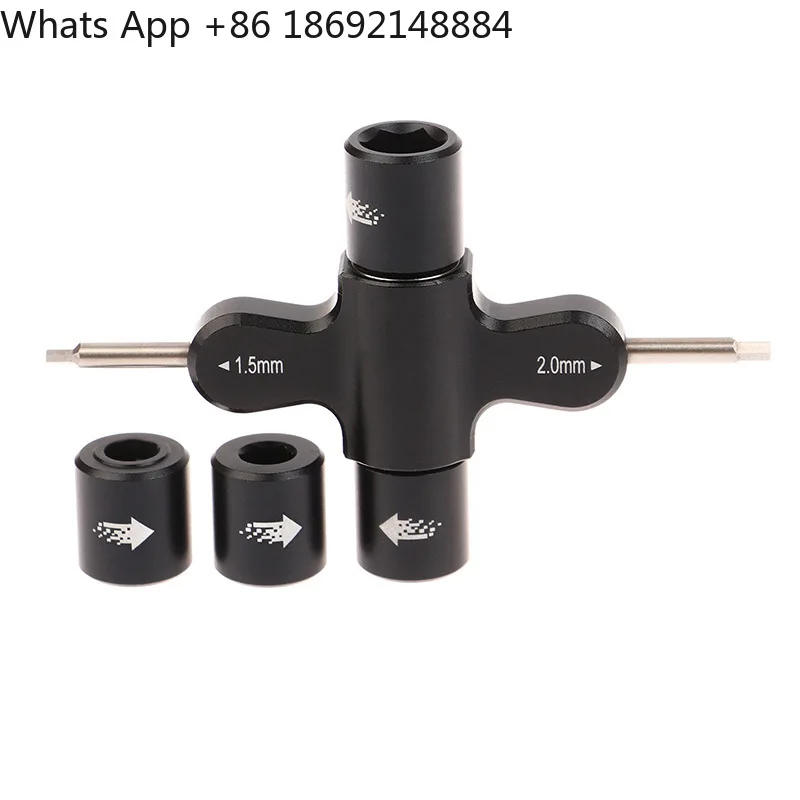Square ratchet wrench 1.5 2.0 Hexagon screwdriver M3 M5 sleeve with bearing quick release model