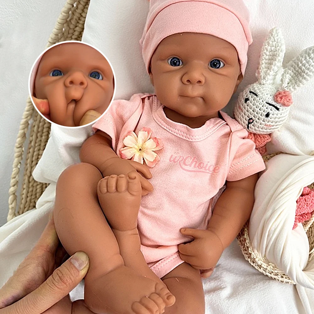

Водонепроницаемая 20-дюймовая реалистичная мягкая силиконовая кукла ручной работы для новорожденных девочек, подарочный набор на день рождения, фестиваль для детей от 3 лет, игрушка