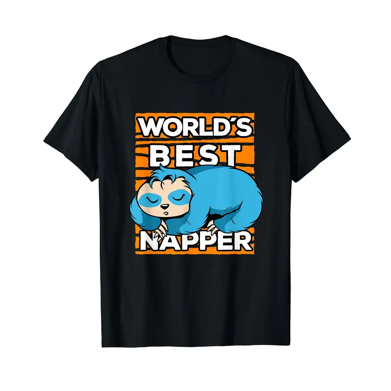 World's Best Napper Nap Tired Sloth in Sleep T Shirt vintage Washed Versatile Soft Unisex Slightly designer clothes Stylish