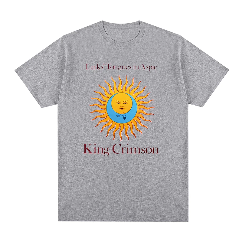 King Crimson Rock Music Printed Graphic Band t-shirt Cotton Men T shirt New TEE TSHIRT Womens tops